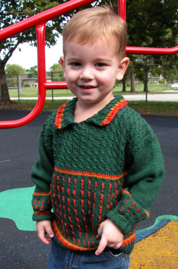Forest Fire Sweater Pattern