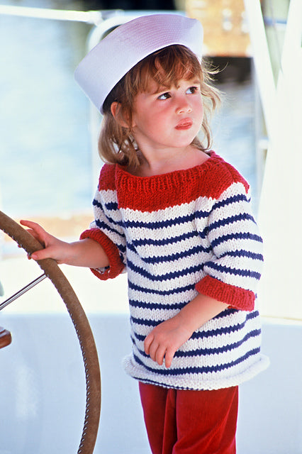 Out to Sea Mommy & Me Sweater Pattern